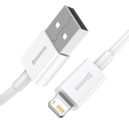 KABEL BASEUS SUPERIOR SERIES 2.4A 2M USB/LIGHTNING WHITE