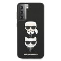 Karl Lagerfeld nakładka do Samsung Galaxy S21 Plus KLHCS21MSAKICKCBK czarne hard case Karl & Choupette