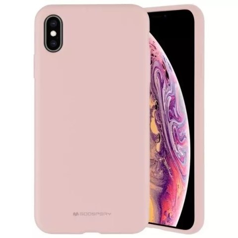 Silikonové pouzdro Mercury pro iPhone 13 Pro Max růžové pískové/růžové pískové