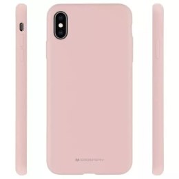 Silikonové pouzdro Mercury pro iPhone 13 Pro Max růžové pískové/růžové pískové