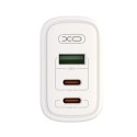 XO ŁAD SIEC CE04 PD 65W 2xUSB-C 1xUSB BIAŁA