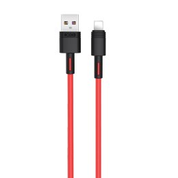 XO kabel NB-Q166 USB - Lightning 1,0 m 5A czerwony