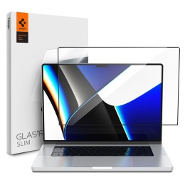 Spigen szkło hartowane Glas FC do Makbook Pro 16 2021 / 2022 czarne