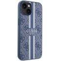 Guess nakładka do iPhone 14 Plus 6,7" GUHMP14MP4RPSB niebieska hardcase Magsafe 4G Printed Stripes