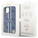 Guess nakładka do iPhone 14 Plus 6,7" GUHMP14MP4RPSB niebieska hardcase Magsafe 4G Printed Stripes