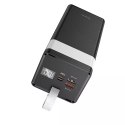 Powerbank Bateria zewnętrzna HOCO 50 000mAh z latarką + PD22,5W + QC3.0 J86A czarny