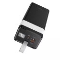 Powerbank Bateria zewnętrzna ( POWER BANK ) HOCO 40 000mAh z latarką + PD22,5W + QC3.0 J86 czarny