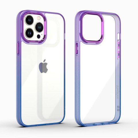 MX RAINBOW IPHONE 11 PRO (5.8) PURPLE-BLUE / FIOLETOWO-NIEBIESKI