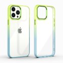 MX RAINBOW IPHONE 14 PRO (6.1) LIME-BLUE / ZIELONO-NIEBIESKI