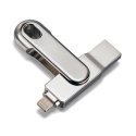 PLATINET iOS PENDRIVE USB 3.0 16GB + LIGHTNING PLUG FOR iPAD&iPHONE [44323]
