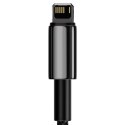 KABEL BASEUS TUNGSTEN GOLD USB/LIGHTNING 2.4A 2M BLACK