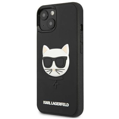 Karl Lagerfeld nakładka do iPhone 13 Mini 5,4" KLHCP13SCH3DBK hardcase czarna 3D Rubber Choupette