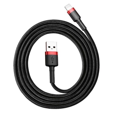 KABEL BASEUS CAFULE USB/LIGHTNING 2.4A 0.5M RED/BLACK