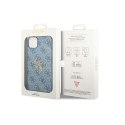 Guess nakładka do iPhone 14 6,1" GUHCP14SGF4GBR brązowa hardcase 4G Charms Collection