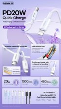 KABEL REMAX DOFON SERIES 20W PD 1M USB-C/LIGHTNING RC-C026 WHITE