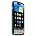 Originální ochranné pouzdro Apple Phone MPPH3ZM/A pro Apple iPhone 14 Pro 6.1" zelené/lesně zelené kožené pouzdro MagSafe