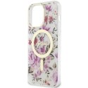 GUESS IPHONE 14 PRO MAGSAFE FLOWER IML GUHMP14LHCFWST TRANSPARENT