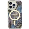 GUESS IPHONE 14 PRO MAGSAFE IML FLOWER GUHMP14LHLEOPWB TRANSPARENT