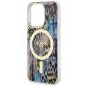 GUESS IPHONE 14 PRO MAGSAFE IML FLOWER GUHMP14LHLEOPWB TRANSPARENT