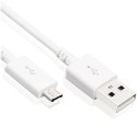 Oryginalny Kabel micro USB 2.0 Samsung ECB-DU4AWE | biały