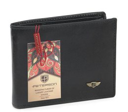Kompaktowy portfel z ochroną RFID — Peterson