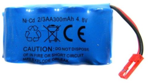 300mAh 4.8V NiCd JST do czołgów IS-2