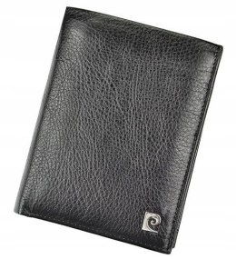 Skórzany portfel męski w orientacji pionowej bez zapięcia — Pierre Cardin
