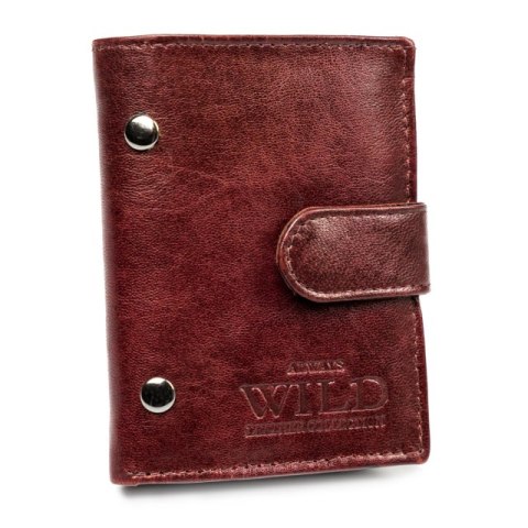 Niewielki, skórzany portfel męski RFID - Always Wild