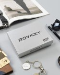 Elegancki portfel męski z membraną antyskimmingową — Rovicky