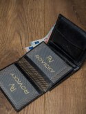 Skórzany portfel męski z systemem RFID Protect — Rovicky