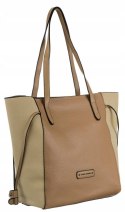 Trapezowy shopper z welwetowymi bokami — David Jones