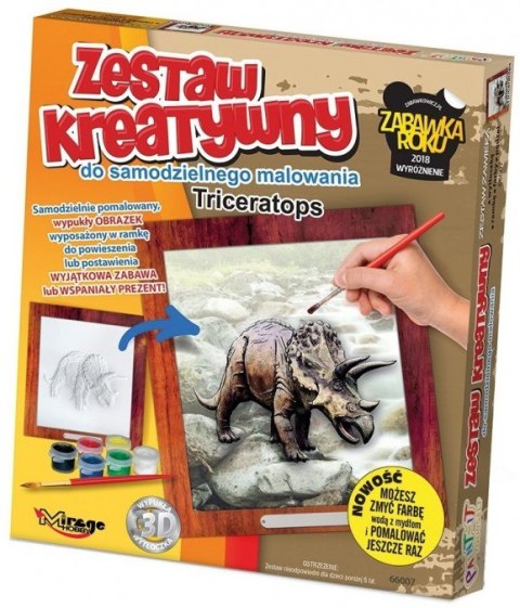 DINO - Wypukła Malowanka Seria DINO - Triceratops