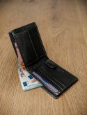 Skórzany portfel męski w wersji poziomej z membraną RFID Stop — Pierre Andreus