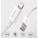 Baseus Superior kabel USB - Lightning 2,4A 2 m Niebieski (CALYS-C03)