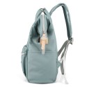 Plecak wodoodporny Himawari Travel Backpack pokrowiec Futerał z portem USB Navy Blue Pink