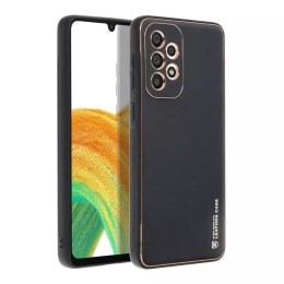 Kožené kožené pouzdro pro SAMSUNG Galaxy A33 5G černé