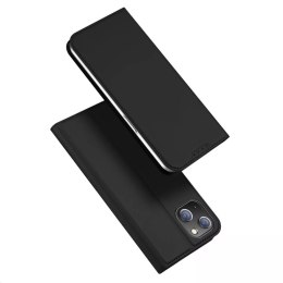 Etui do iPhone 15 Plus pokrowiec z klapką i portfelem Dux Ducis Skin Pro - czarne