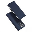 Etui do iPhone 15 pokrowiec z klapką i portfelem Dux Ducis Skin Pro - niebieskie