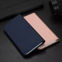 Etui do iPhone 15 pokrowiec z klapką i portfelem Dux Ducis Skin Pro - niebieskie