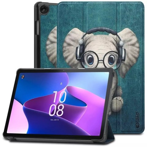 Kryt pouzdra SmartCase pro Lenovo Tab M10 10.1 3rd Gen TB-328 Happy Elephant