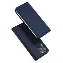 Etui do iPhone 15 Pro Max pokrowiec z klapką i portfelem Dux Ducis Skin Pro - niebieski