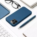 Etui futerał SILICONE do Apple iPhone 15 Pro niebieski