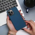 Etui futerał SILICONE do Apple iPhone 15 Pro niebieski