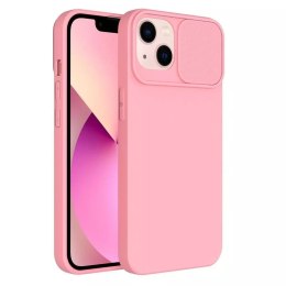 Etui futerał SLIDE do Apple iPhone 15 jasnoróżowy