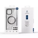 Pancerne etui do iPhone 15 Plus z MagSafe Dux Ducis Aimo Mag - czarne