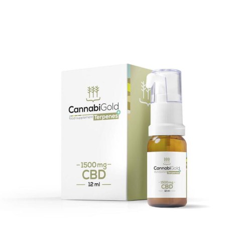 CannabiGold Terpenes+ Kannabidiol i terpeny w oleju 1500mg