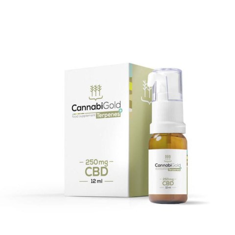 CannabiGold Terpenes+ Kannabidiol i terpeny w oleju 250mg