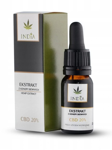 EKSTRAKT Z KONOPI SIEWNYCH CBD 20% (2000 mg) 10 ml (INDIA)