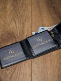 Skórzany portfel męski z systemem RFID - Rovicky