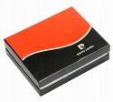 Duży, skórzany portfel męski na zatrzask — Pierre Cardin